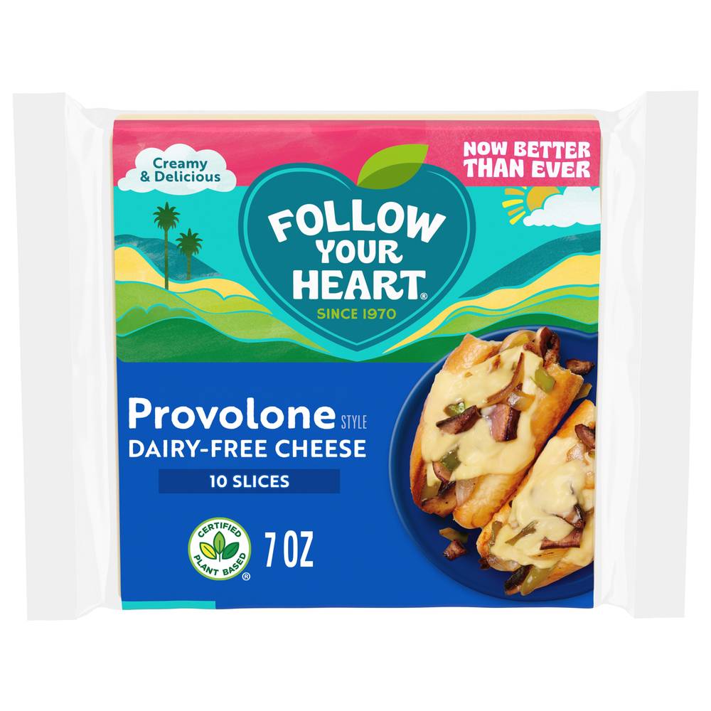 Follow Your Heart Dairy Free Provolone Style Cheese Alternative (10 slices)