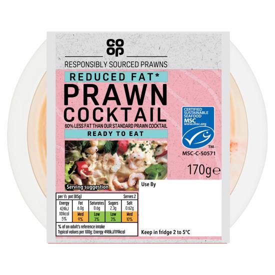 Co-Op Reduced Fat Prawn Cocktail 170g