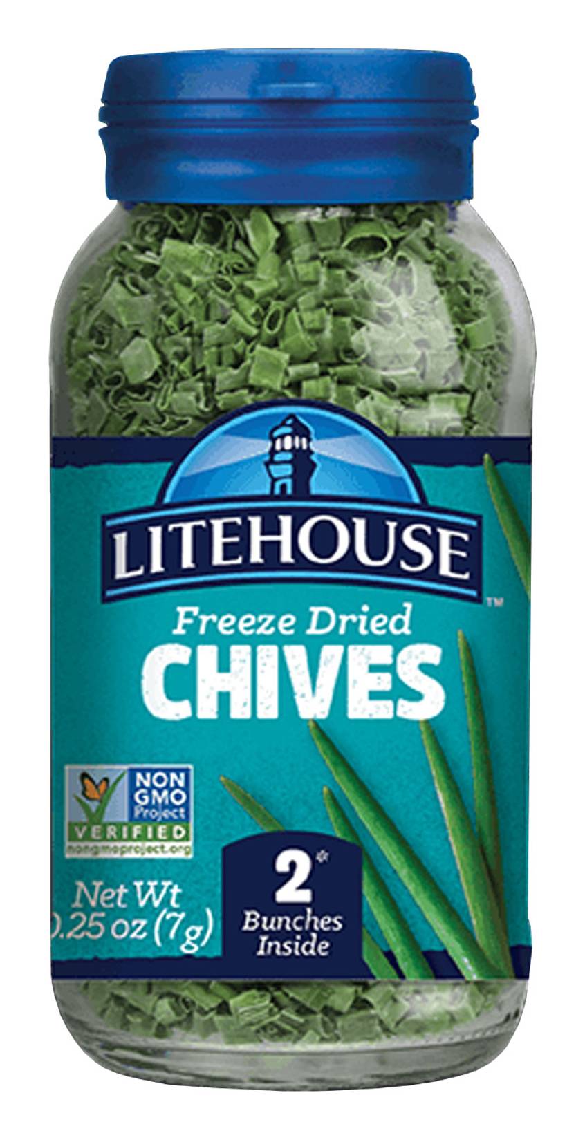 Ciboulette lyophilisée Litehouse, 7 g / Litehouse Freeze Dried Chives, 7-g