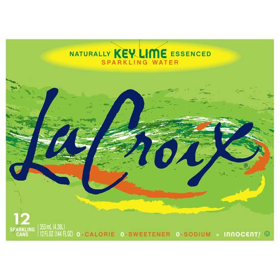 Lacroix Key Lime Sparkling Water (12 ct, 12 fl oz)