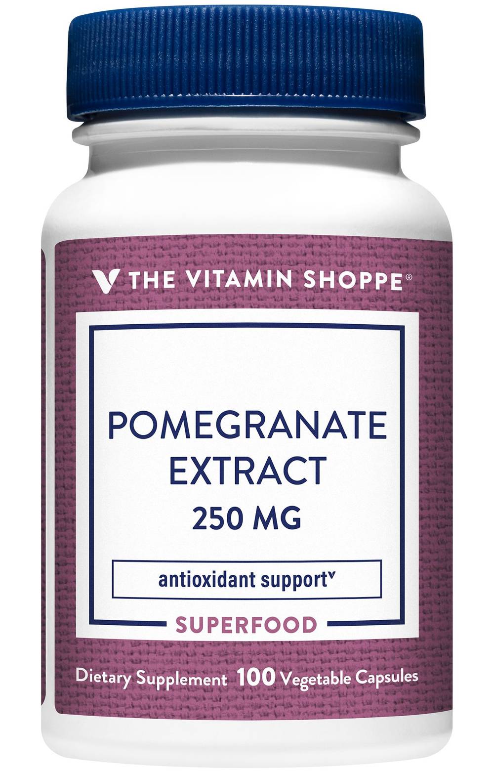 Pomegranate Extract - Antioxidant - 250 Mg (100 Vegetarian Capsules)