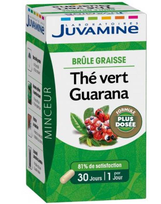 Juvamine - Thé vert guarana brûle graisse