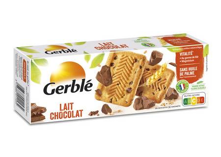 Biscuits lait chocolat GERBLE - le paquet de 20 - 230 g