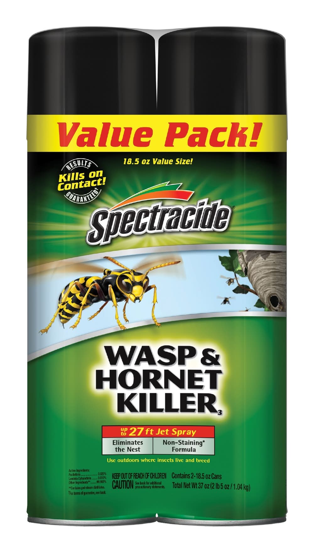 Spectracide Wasp and Hornet 18.5 -oz Ready to use Insect killer 2 -Pack