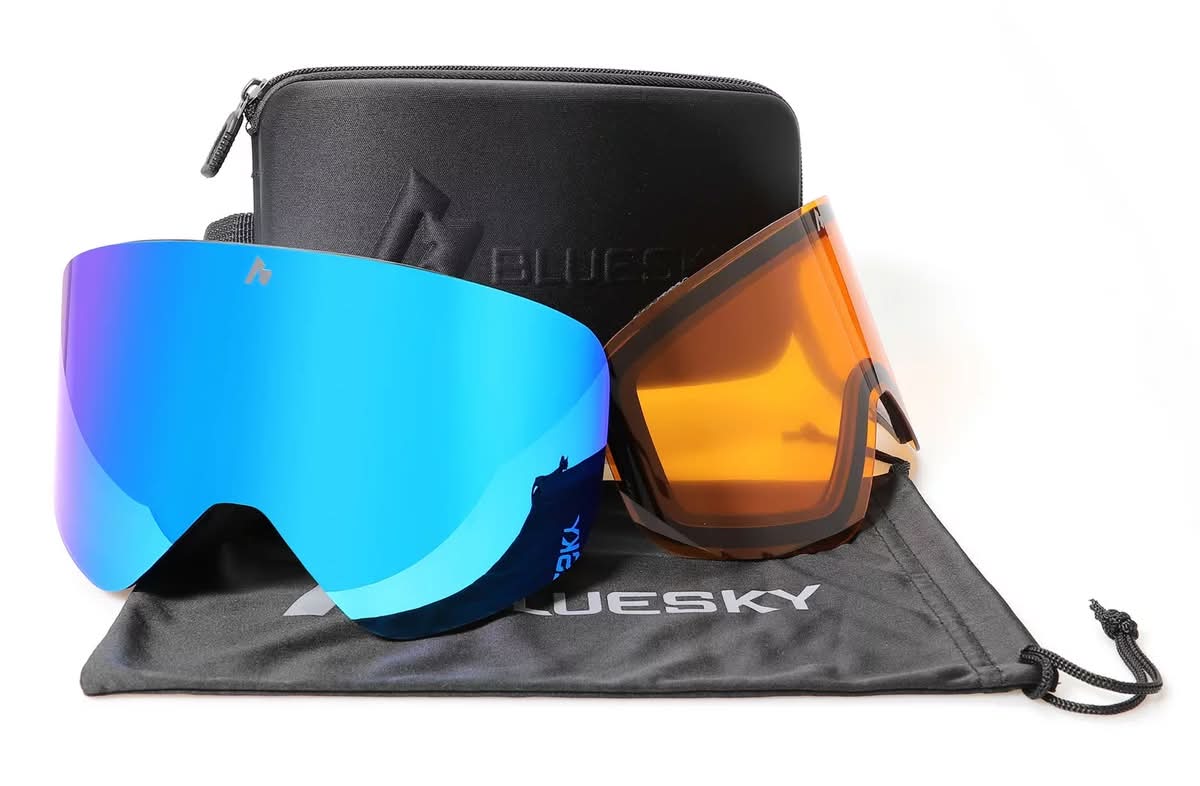 BLUE SKY スノー用ゴーグル マグネットレンズ2枚付属