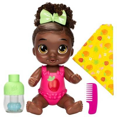 Baby Alive Shampoo Snuggle Berry Doll, 11 in, Black