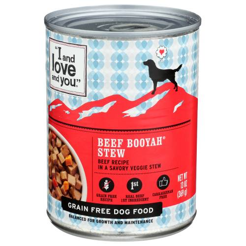 I And Love And You Beef Booyah Stew Wet Dog Food