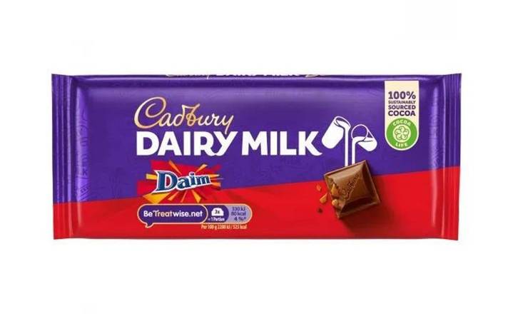Cadbury Dairy Milk with Daim Chocolate Bar 120g (379593) 