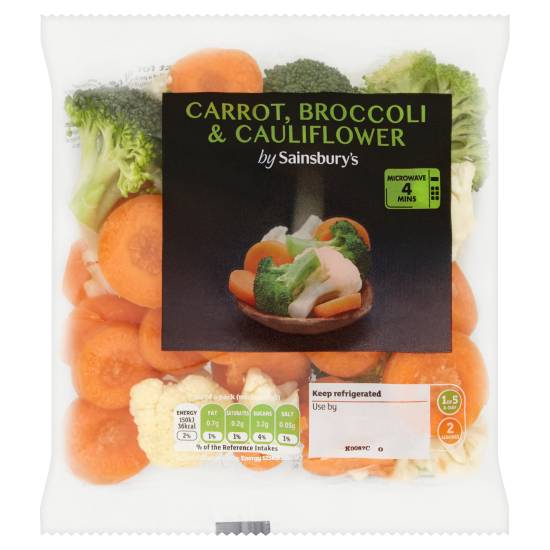 Sainsbury's Carrot, Broccoli & Cauliflower