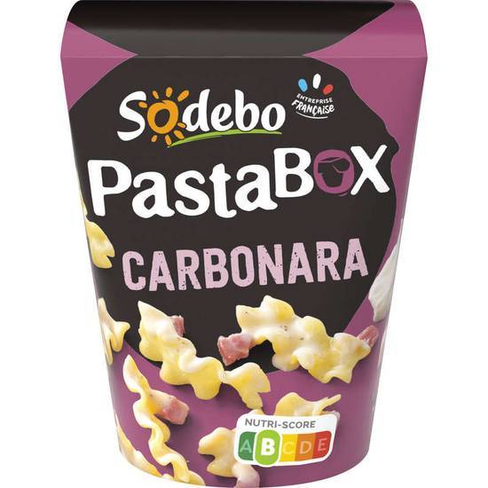 Sodebo Pasta Box carbonara 330 g