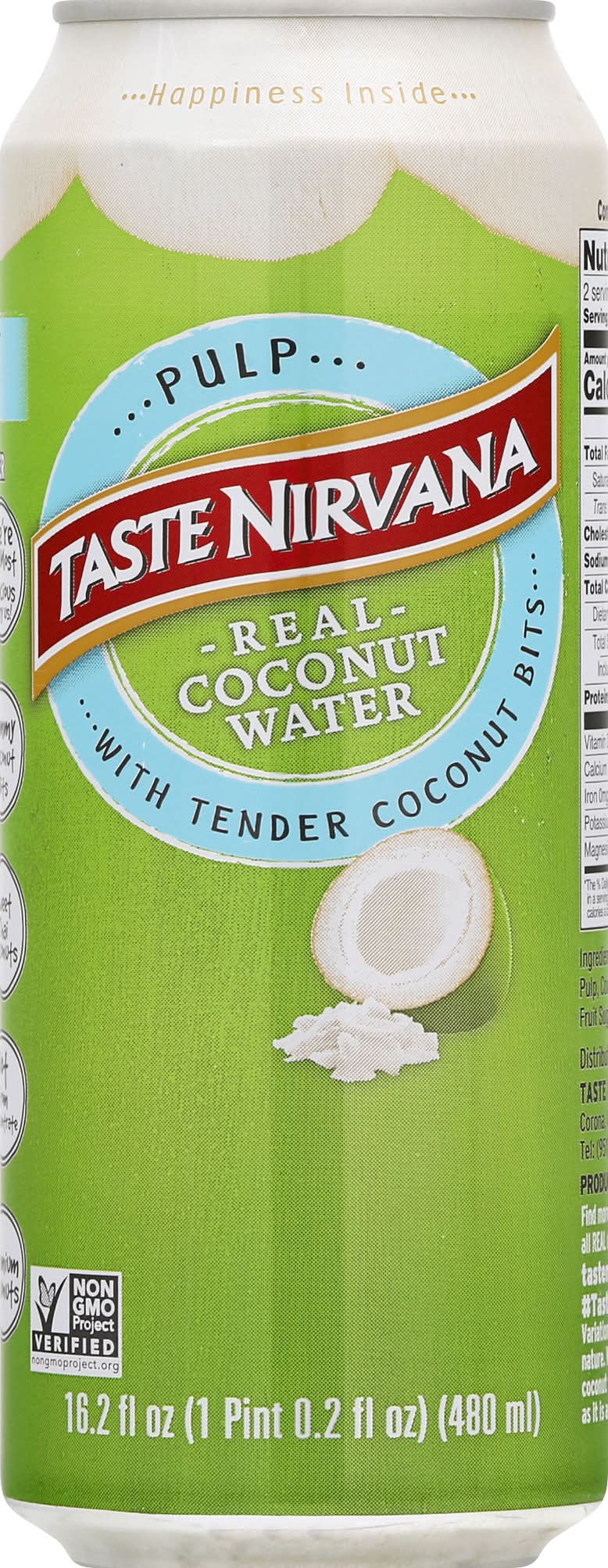 Taste Nirvana Real Coconut Water With Pulp (16.2 fl oz)