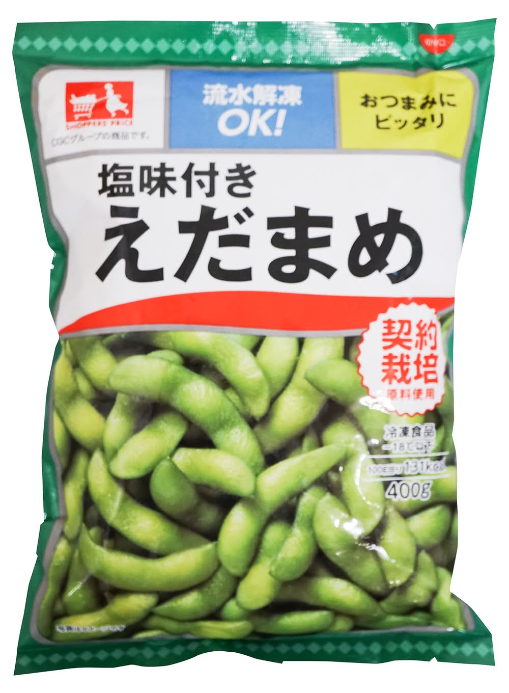 [冷凍]ＳＰ　塩味付きえだまめ　400g　J-404