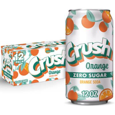 Diet Crush Orange Soda (12 ct, 12 fl oz)