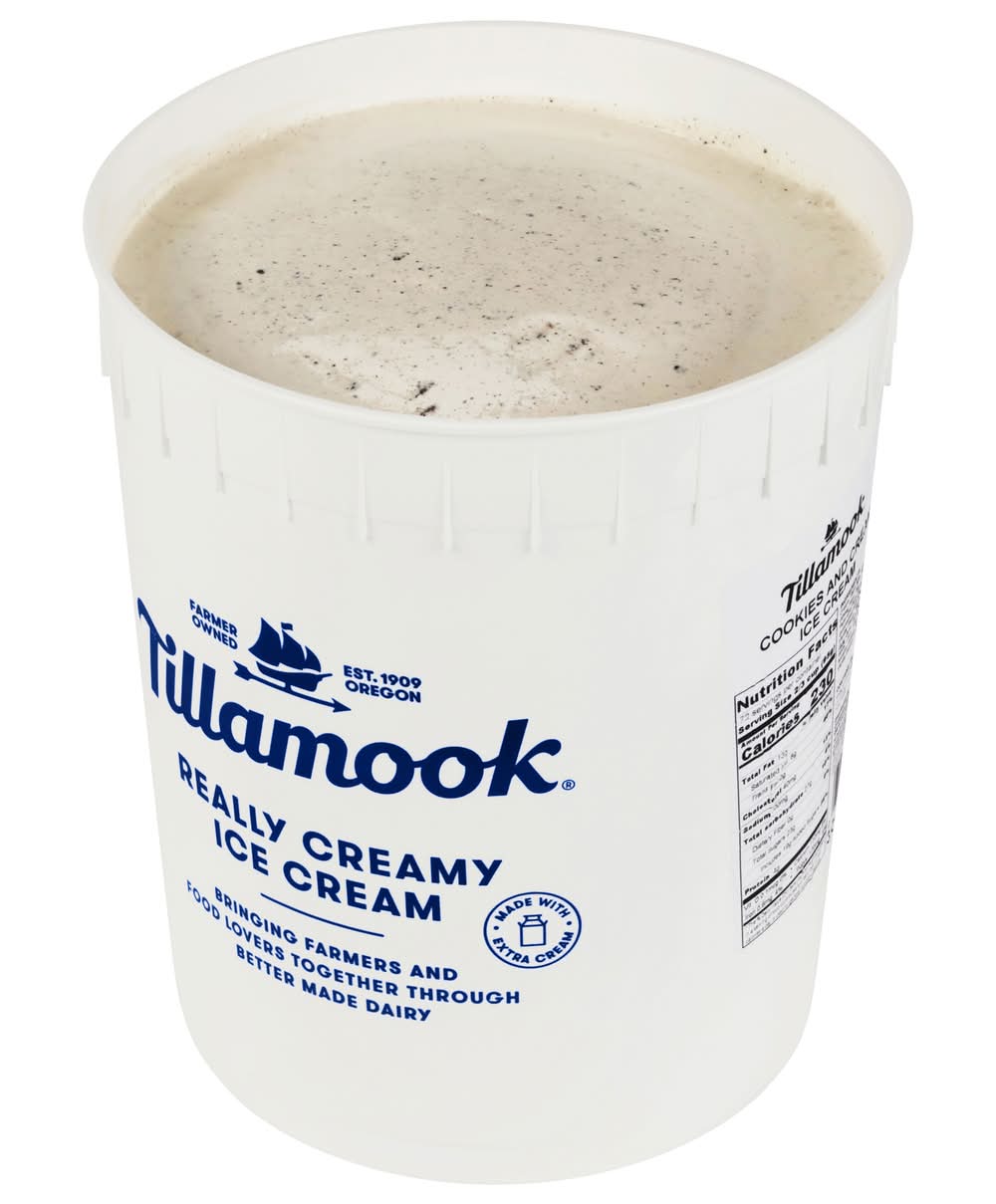 Tillamook County Creamery Association Ice Cream Cookies and Cream (3 gal)