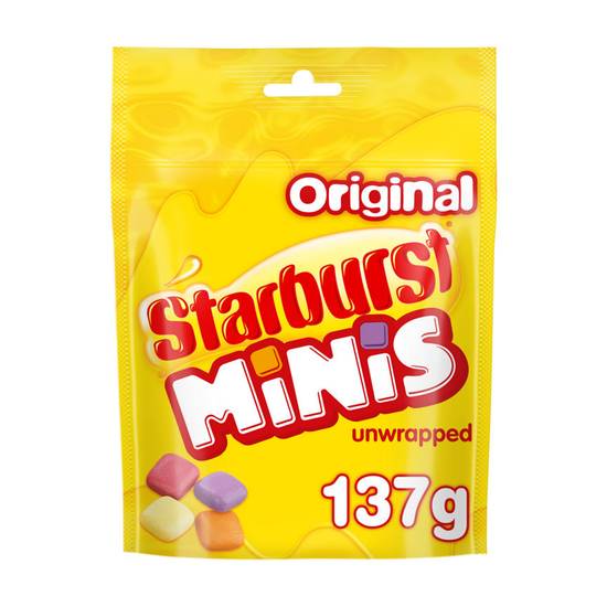 Starburst Minis Original Sweets Pouch Bag 137G
