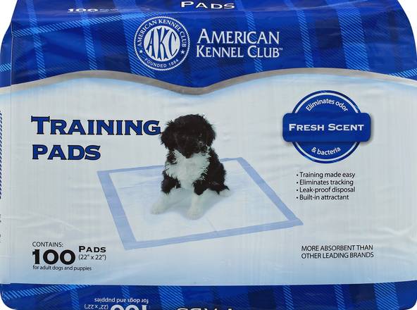 Akc Fresh Scent For Adult Dogs and Puppies Training Pads (100 ct)