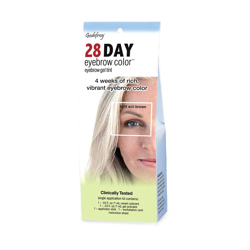 Godefroy 28 Day Eyebrow Gel Tint (light ash brown)