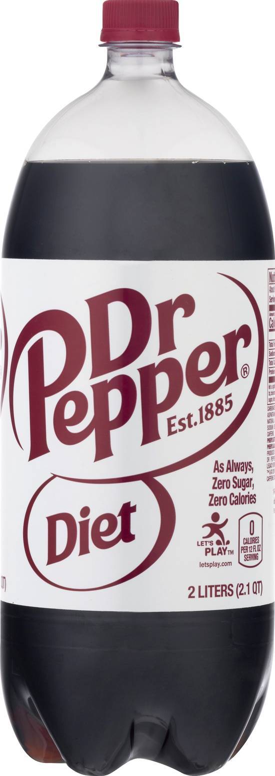Dr Pepper As Always Zero Sugar Diet Soda (2 L)