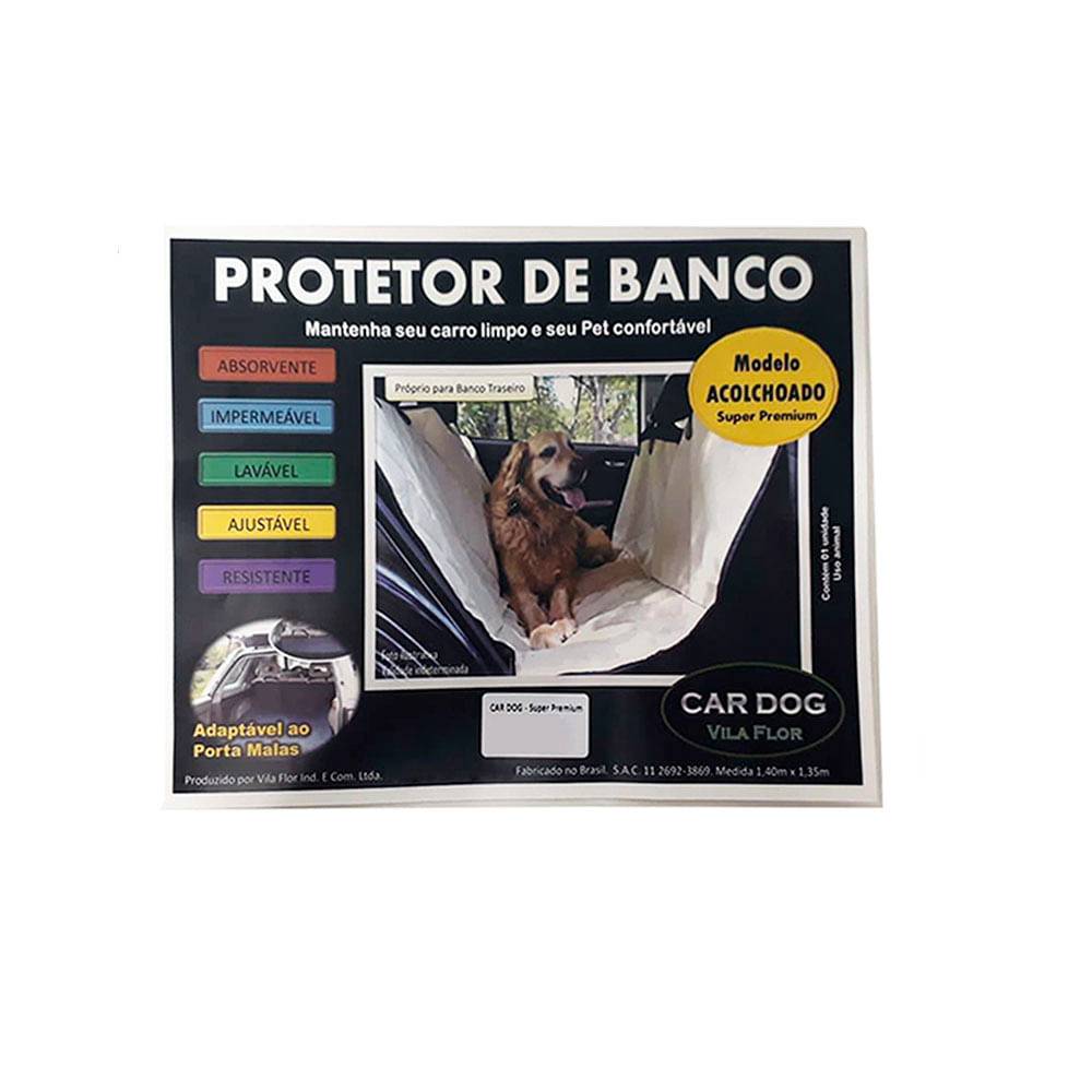 Vila Flor · Capa para banco de carro super premium xadrez