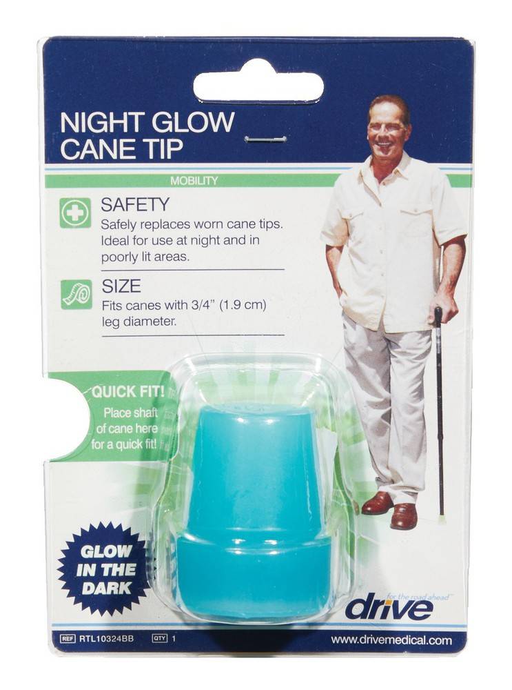 Drive Medical Night Glow Cane Tip (1 unit)