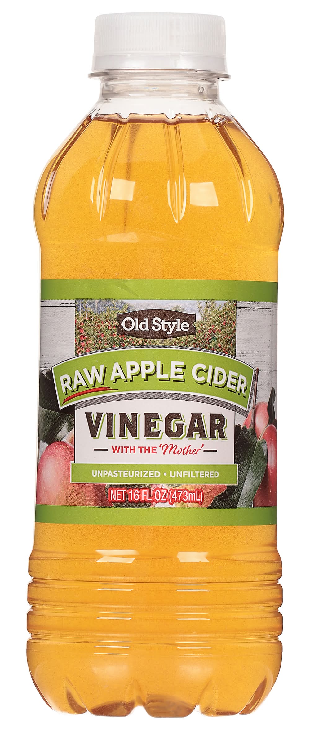Old Style Raw Apple Cider Vinegar With the Mother (16 fl oz)