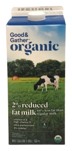 Good & Gather Organic 2% Milk (64 fl oz)