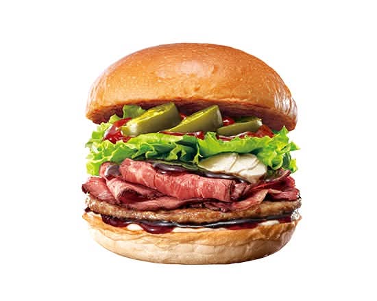 【単品】旨辛ローストビーフバーガー Spicy Roast Beef Burger