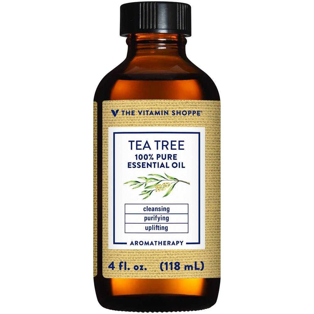 Tea Tree – 100% Pure Essential Oil – Cleansing, Purifying, & Uplifting Aromatherapy (4 Fl. Oz.)