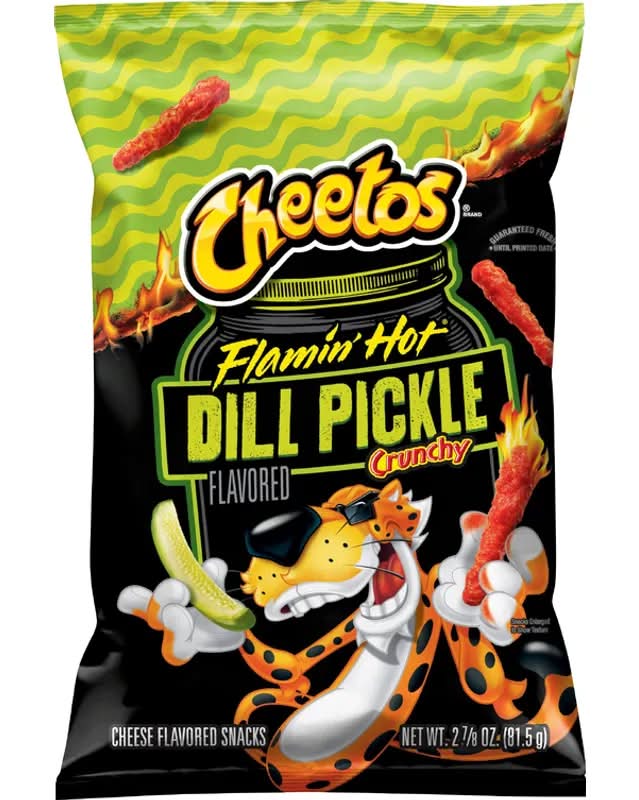 Cheetos Crunchy Cheese Flamin Hot Dill Pickle