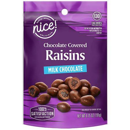 Nice! Chocolate Covered Raisins Milk Chocolate