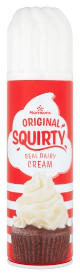 Morrisons Original Squirty Spray Cream (250g)