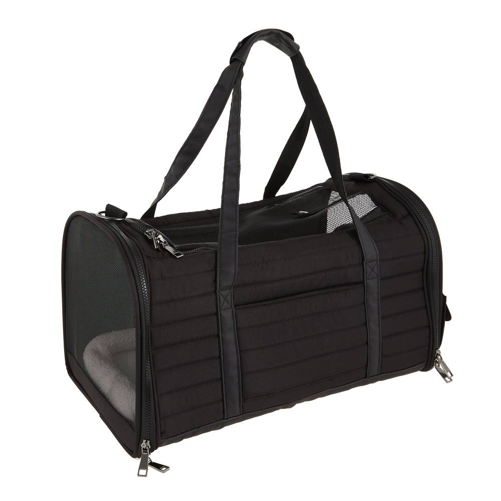 Top Paw Travel Airline Carrier (18\"L x 11\"w x 11\"h/black)