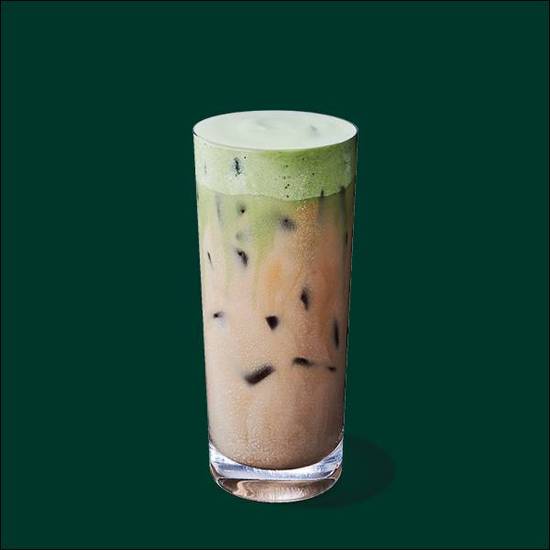 Iced Chai with Matcha Cold Foam