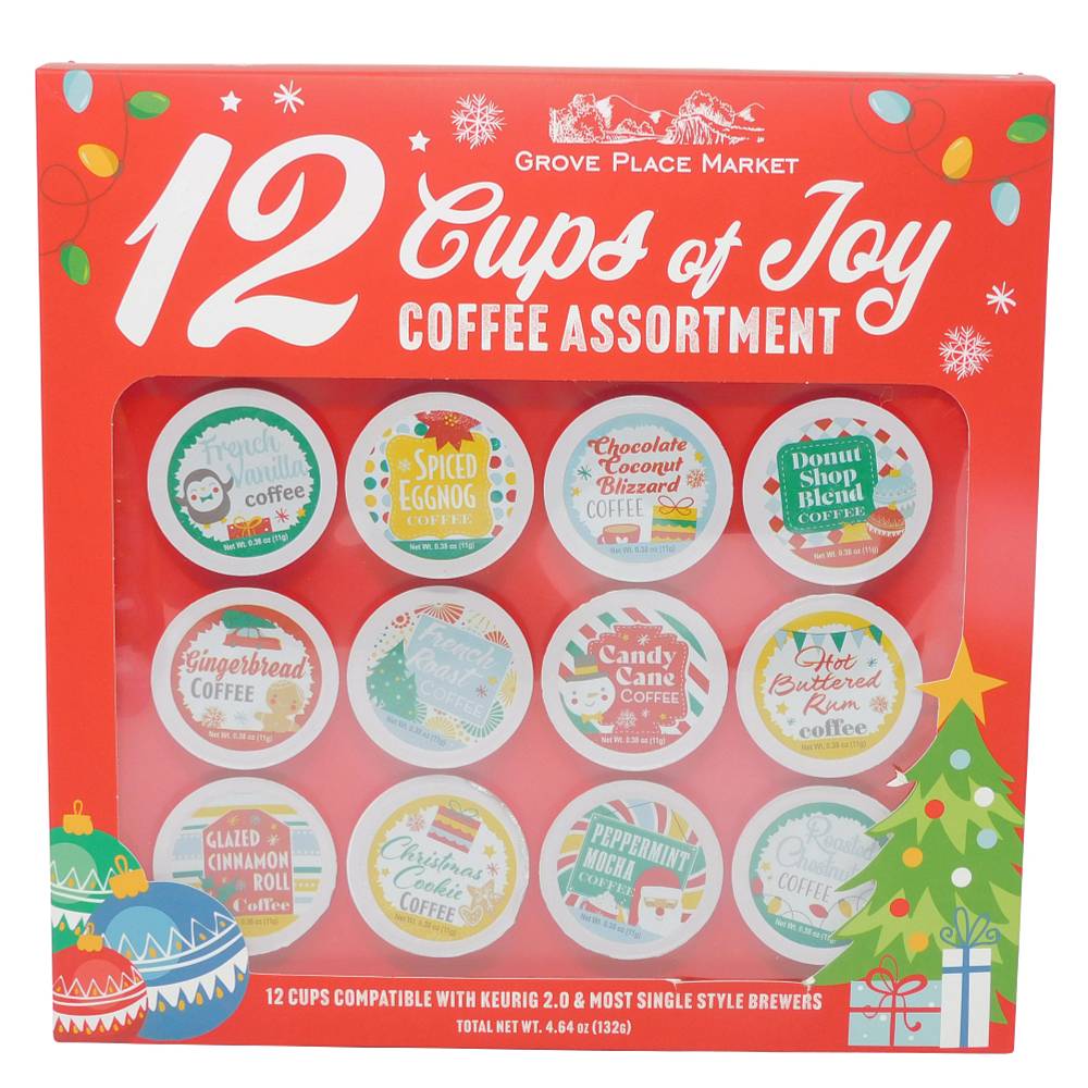 Marketplace Christmas Coffee K-Cups (4.64 oz, 12 ct)