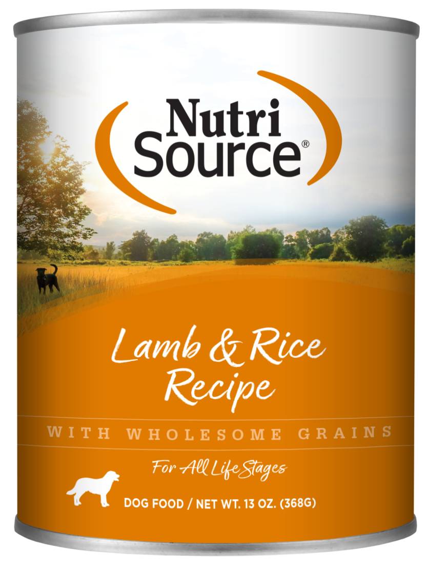 NutriSource Lamb and Rice Wet Dog Food (13 oz)