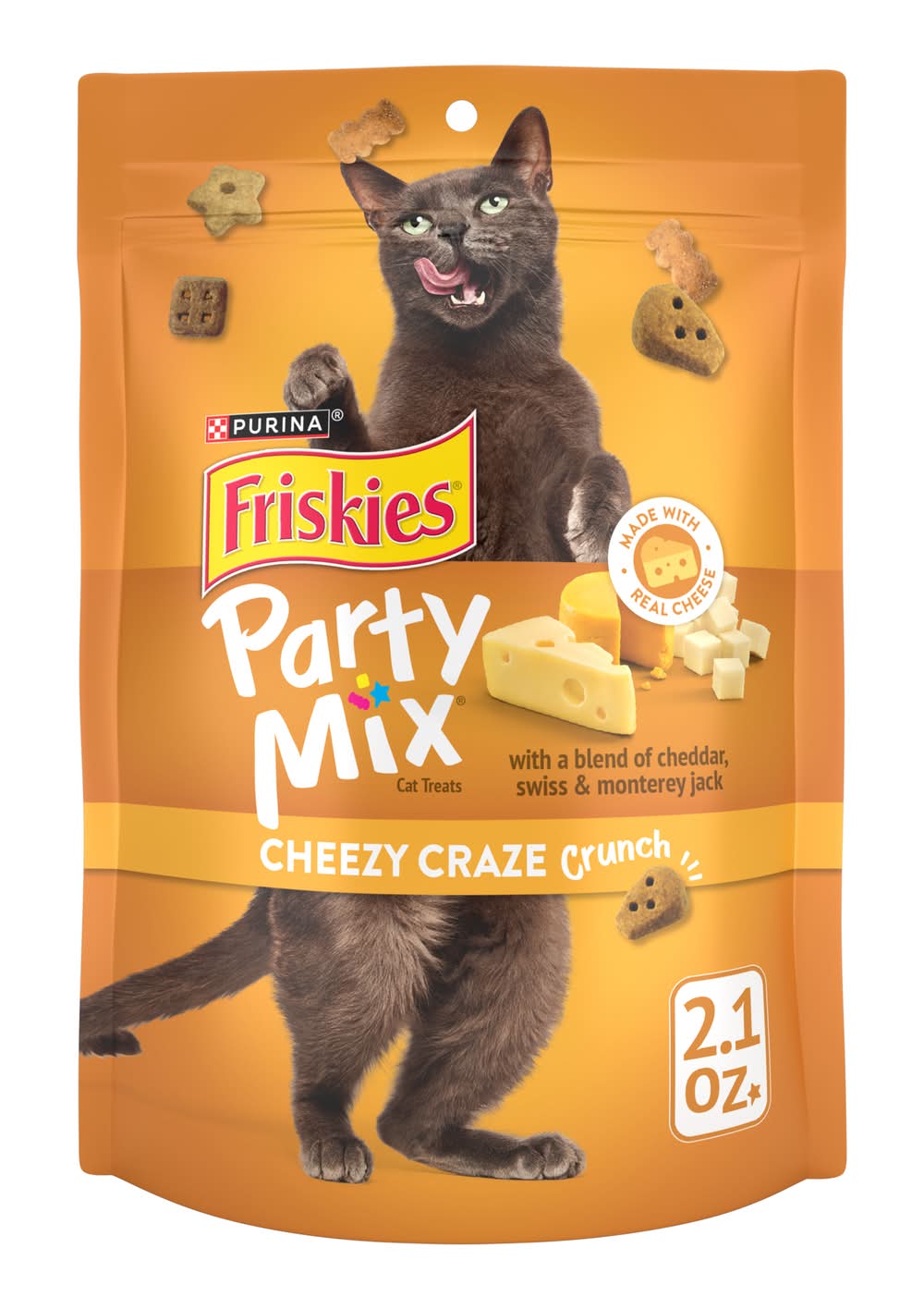 Purina Friskies Cheezy Craze Crunch Party Mix (2.1 oz)