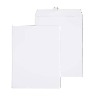 Staples Gummed Catalog Envelope, White (100 ct)