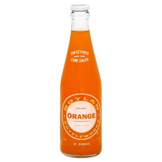 Boylan Bottleworks Orange Flavored Soda (12 oz)