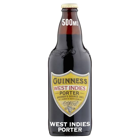Guinness West Indies Porter Beer Bottle 500ml