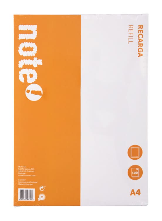 Recarga A4 100 Folhas Liso Note!