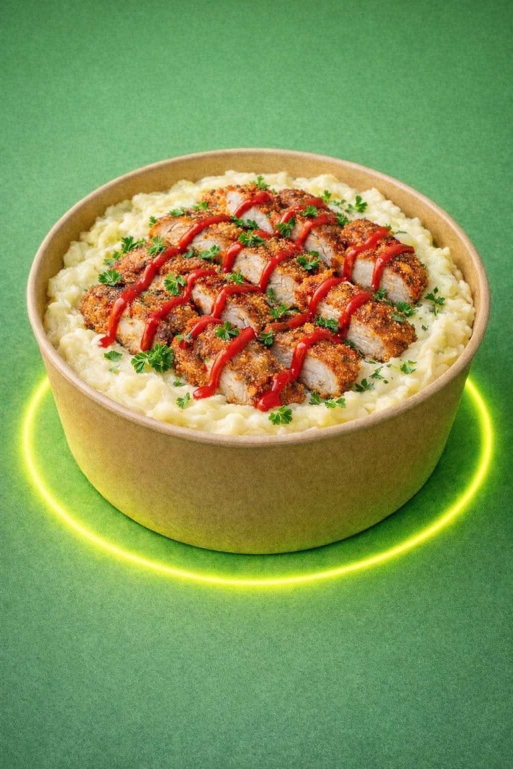 Bowl Purée Poulet Crispy Sweet Chilli