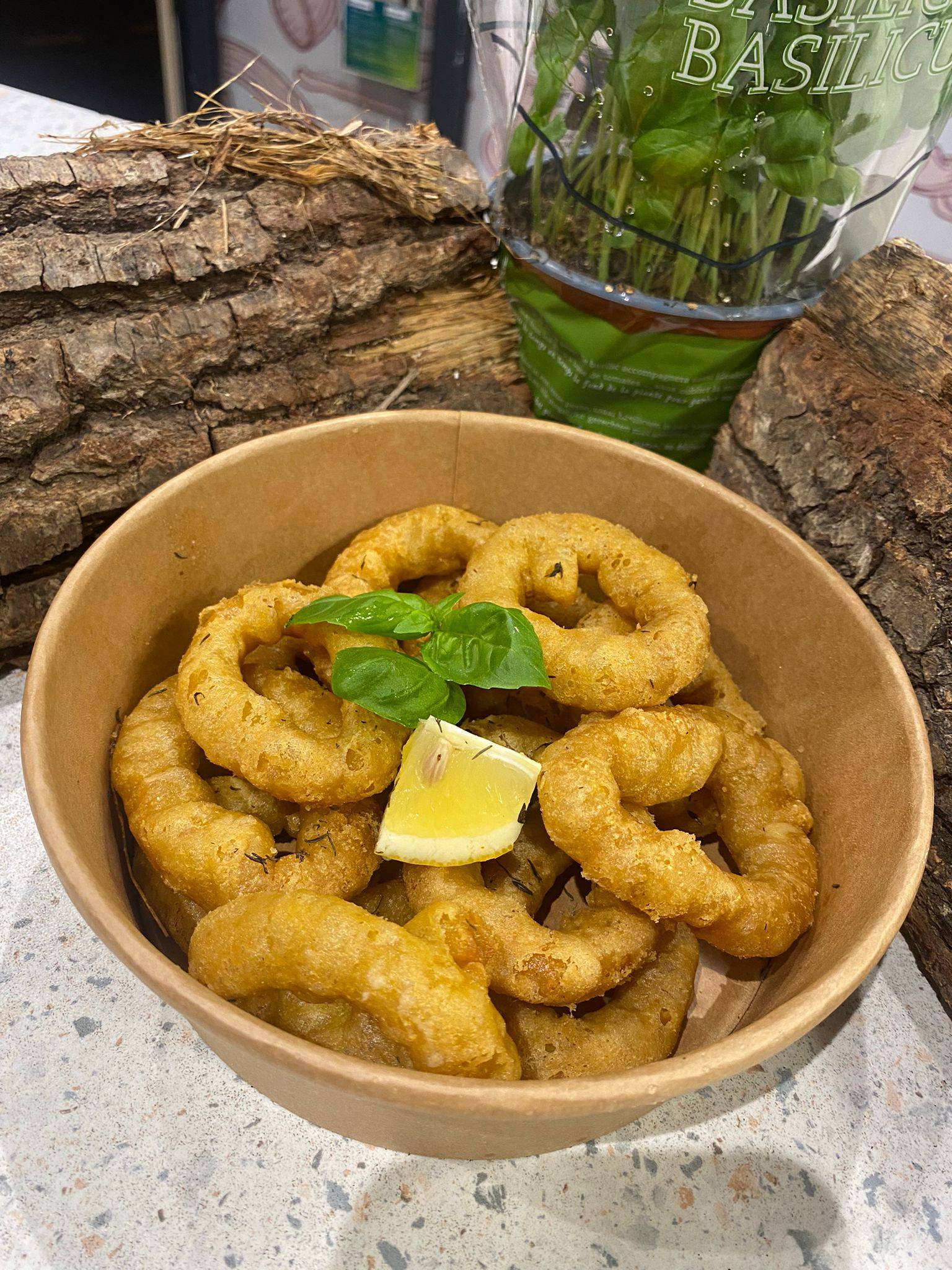 Calamars frits fait maison
