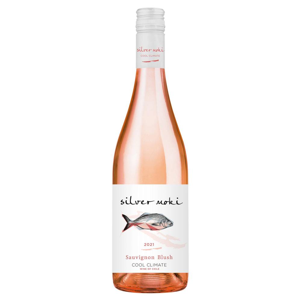 Silver Moki Sauvignon Blush Rose Wine 75cl