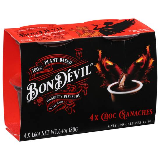 Bon Devil 100% Plant Based Chocolate Ganaches (4 ct)