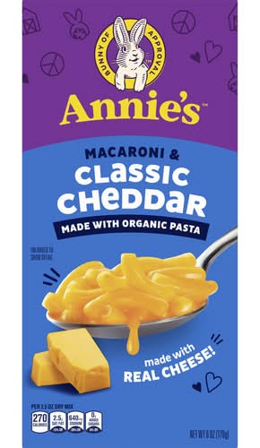 Annie's Homegrown Classic Macaroni & Cheese