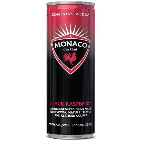 Monaco Black Raspberry Cocktail 355mL