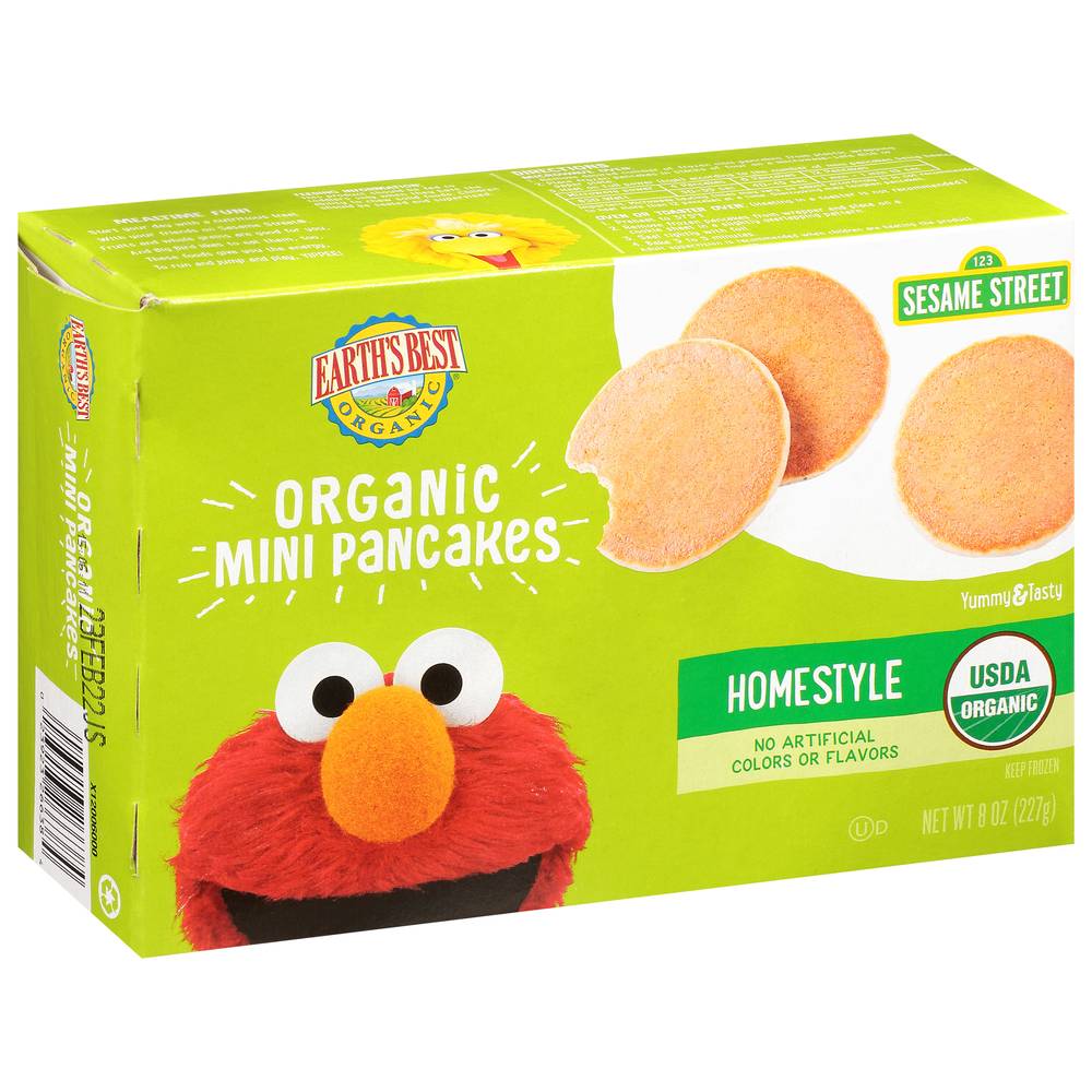 Earth's Best Organic Sesame Street Homestyle Mini Pancakes (8 oz)