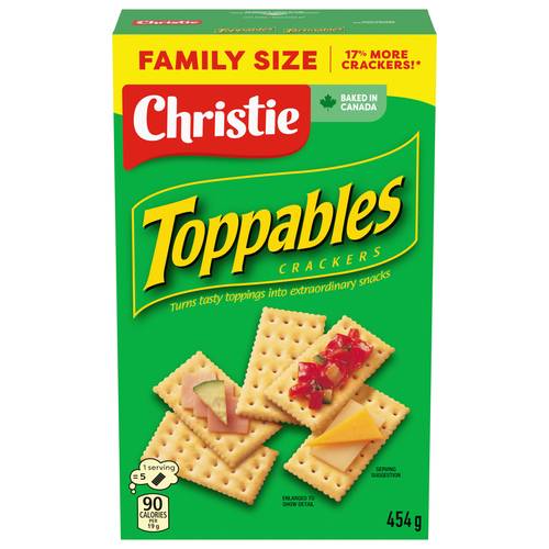 Christie Family Size Toppables Crackers (454 g)