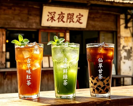 深夜潭子茶水攤(紅茶冰)