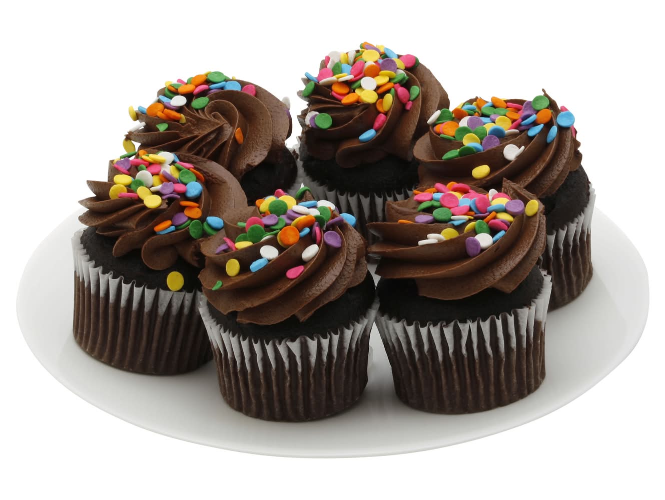 Safeway Cupcakes, Chocolate (6 ct)
